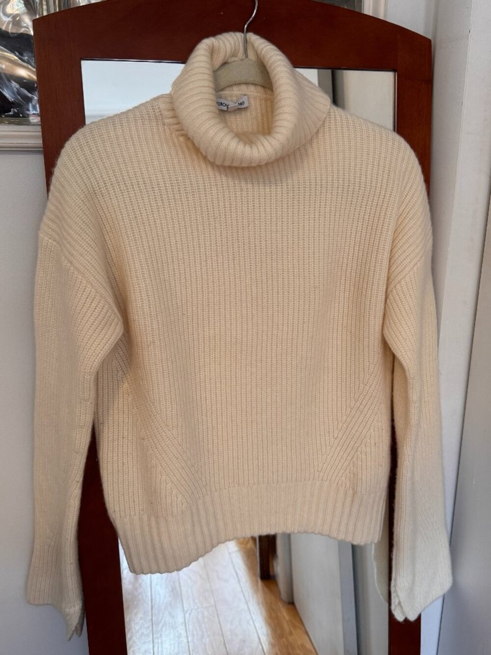 Veronica Beard Wool Cashmere Turtleneck Sweater